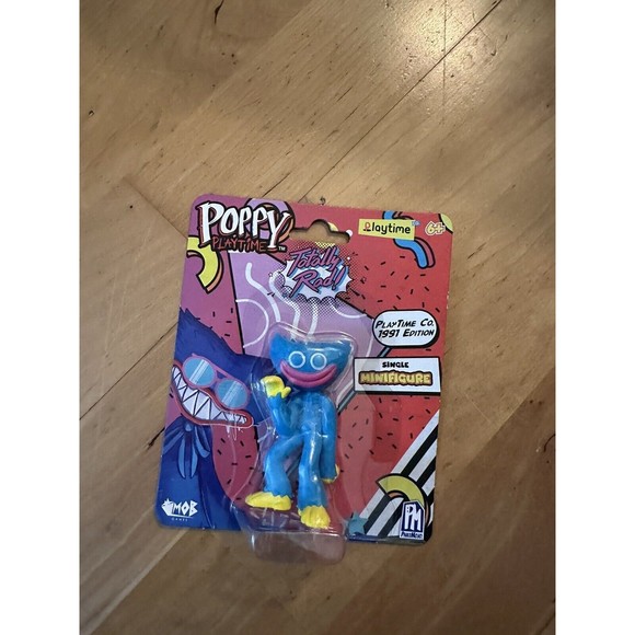 Poppy Playtime Waving HUGGY WUGGY Collectable Mini Figure 2.5” Roblox PhatMojo - Picture 1 of 2